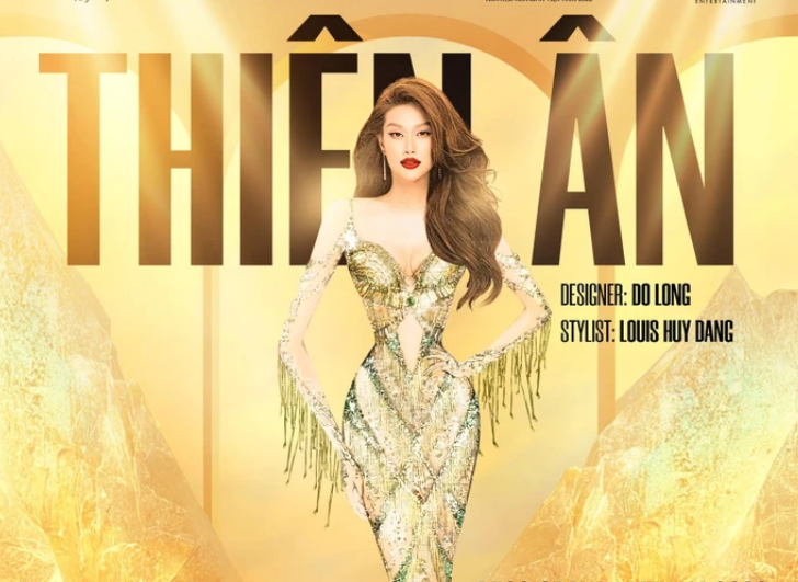 Hé lộ đầm Thiên Ân diện trong đêm Chung kết, thiết kế xứng đáng đội vương miện Miss Grand International